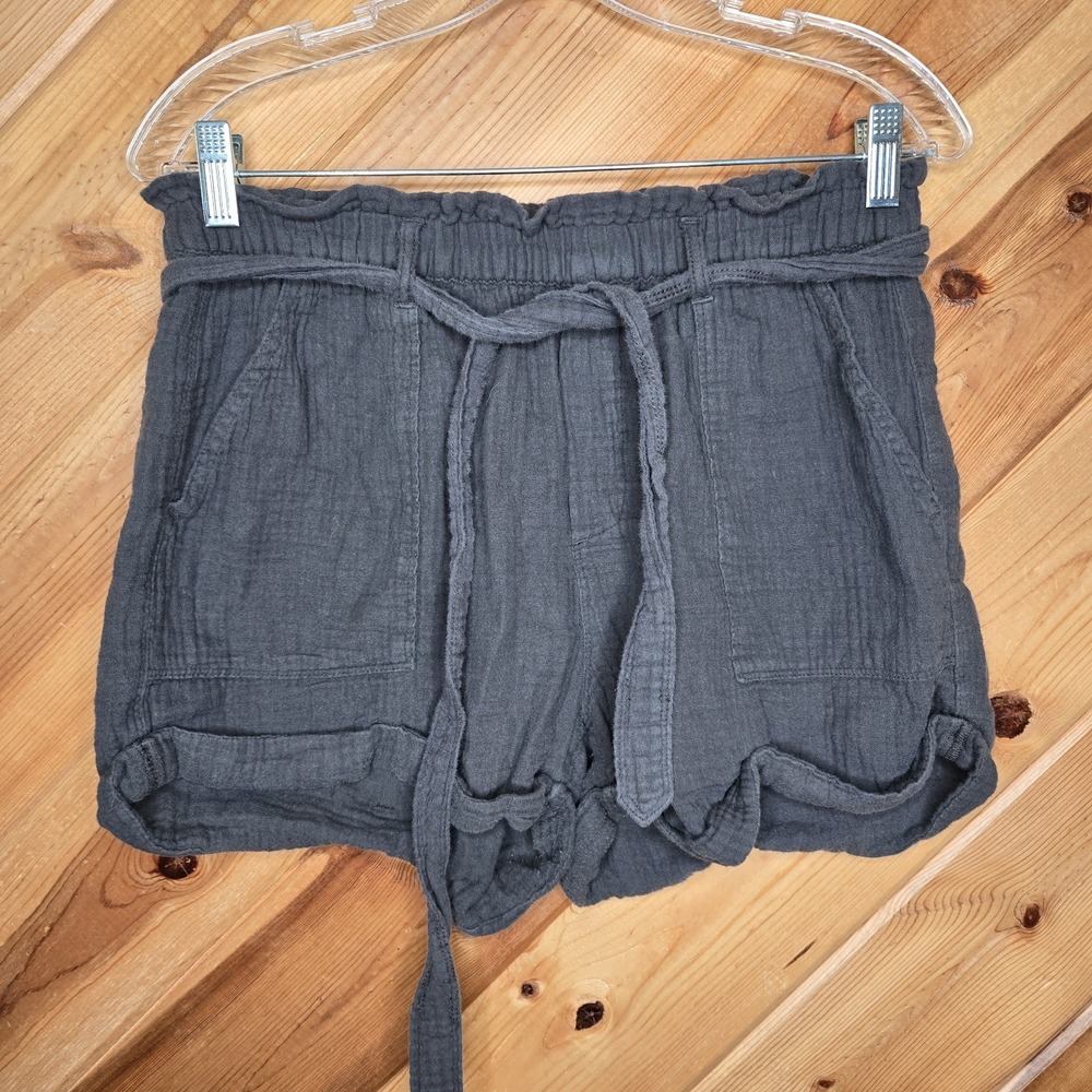 Aerie Women's Paper Bag Style Shorts With Fabric Tie Belt - Size M‎